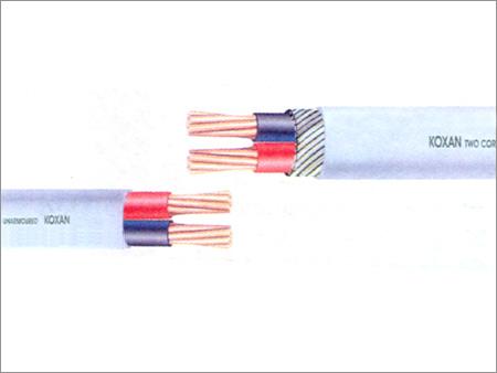 कॉपर/एल्यूमीनियम कंडक्टर पीवीसी इंसुलेटेड/शिथेड दो कोर केबल्स