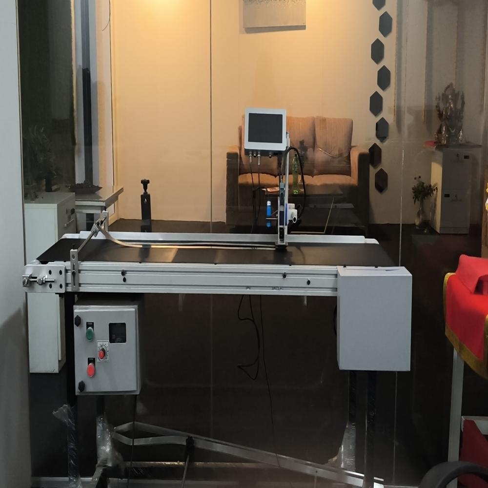 Batch And Price Coding Machine - Color: Silver