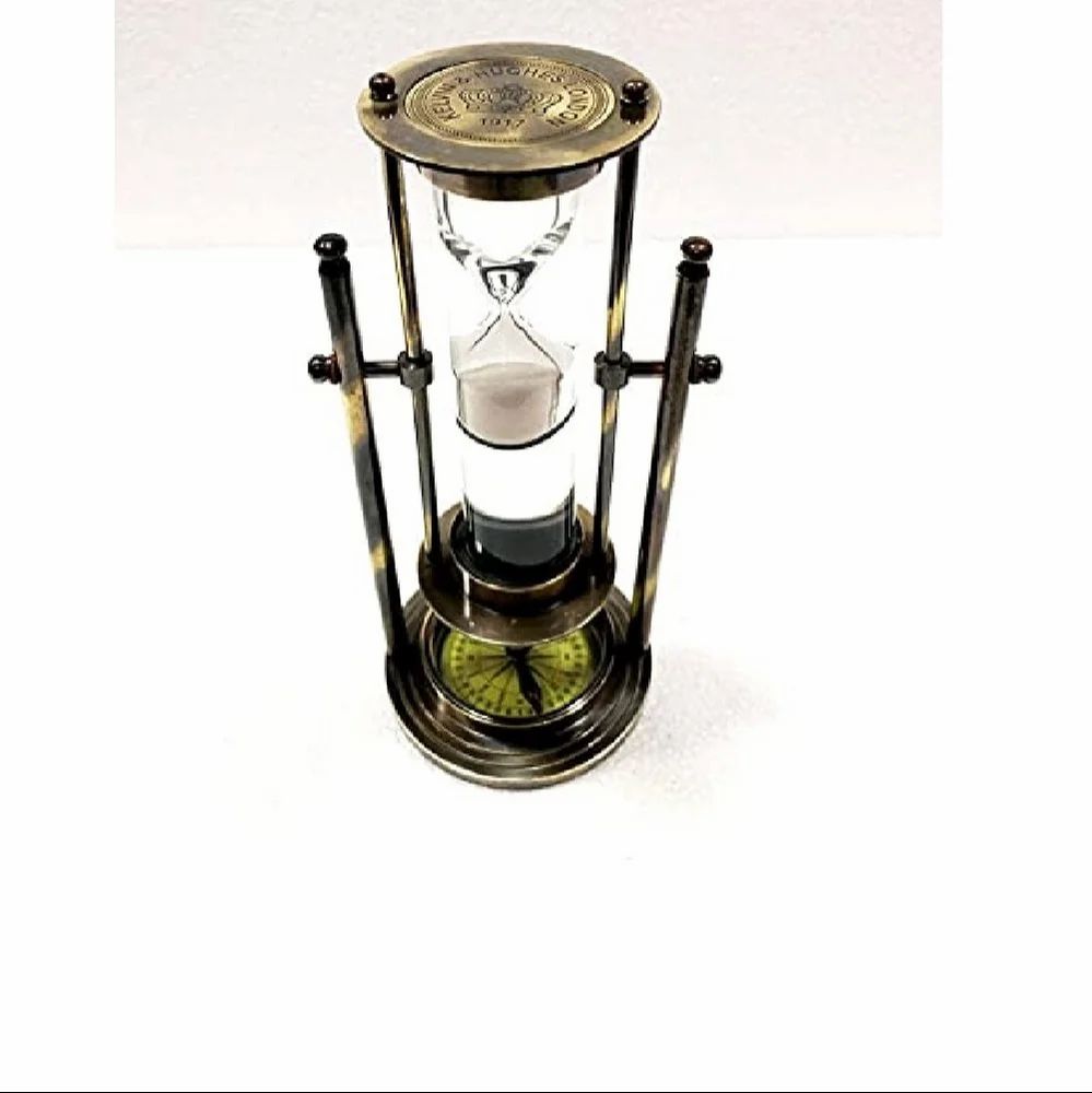 Rev-olving Liquid White Sand Timer 9