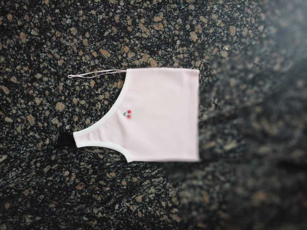 5 Cotton Elasthane Knitted Rib Fabric Top