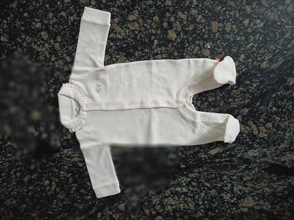 Baby Cotton Knitted Printed Fabric Full Romper