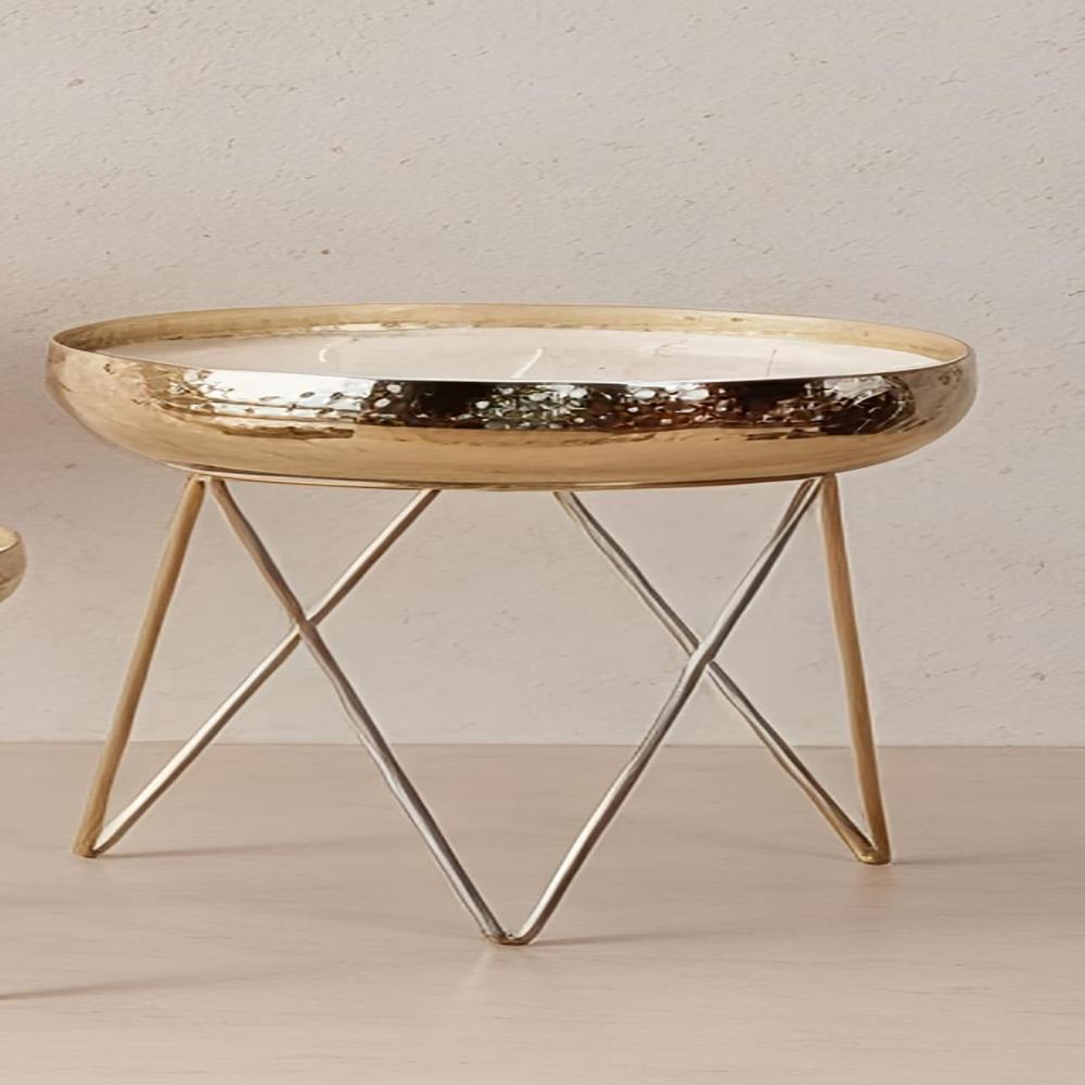 Set of 3 candle urli with stand