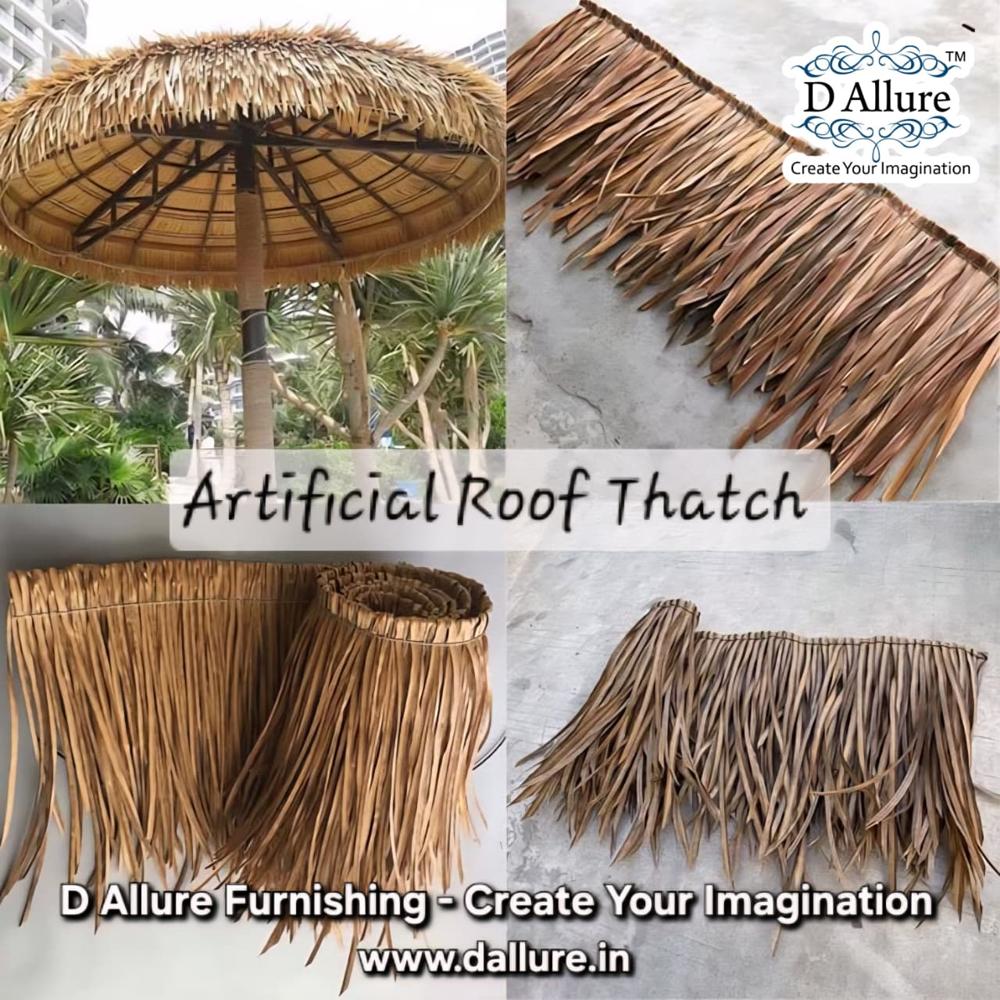 Synthetic Artificial Roof Thatch - Dimension (L*W*H): 20X33Ft Foot (Ft)