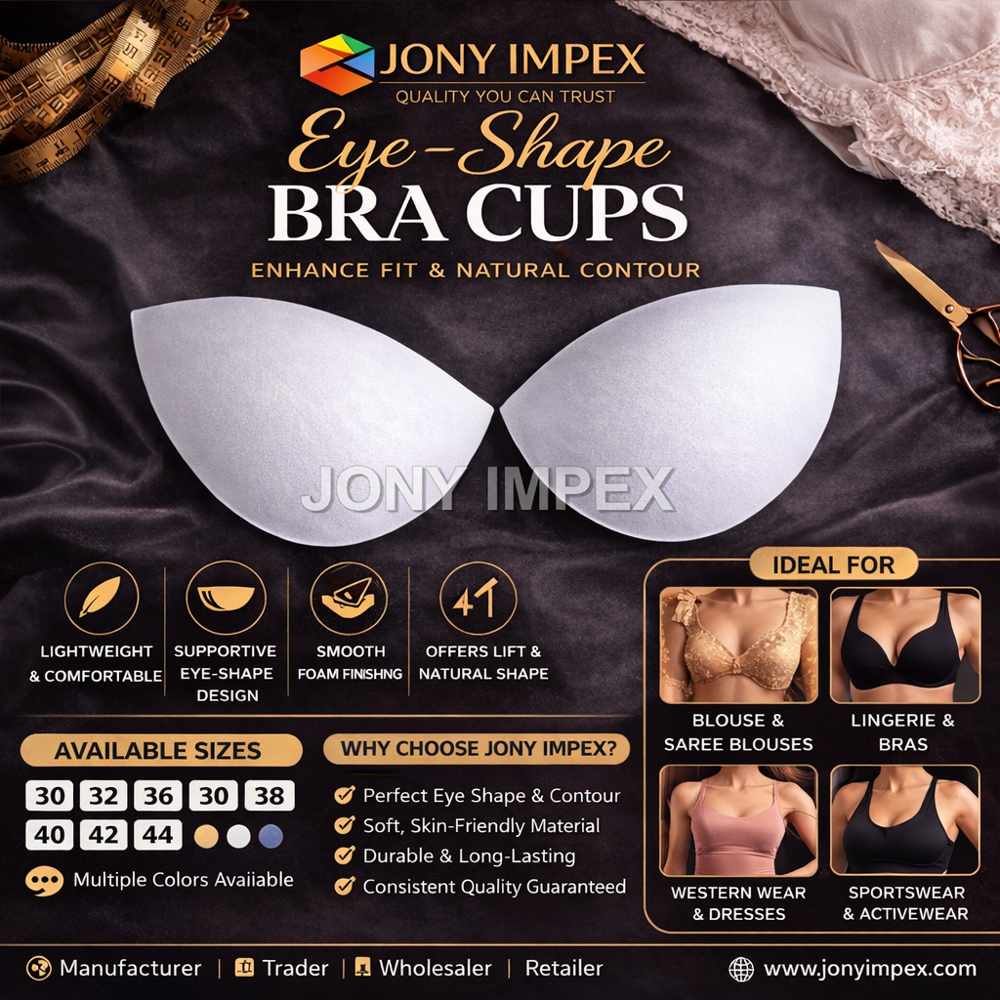 Eye shape bra cups