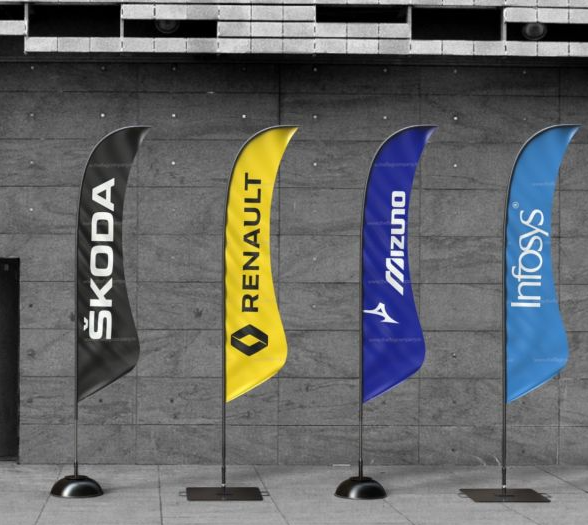 Promotional Flags - Flagpole Material: Fiberglass