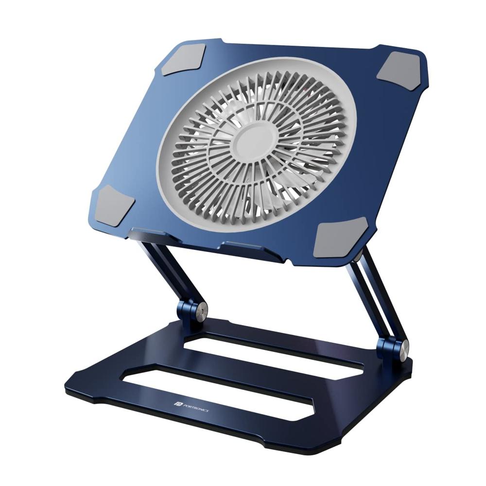 Portronics My Buddy K10 Portable Laptop Stand with Multiple