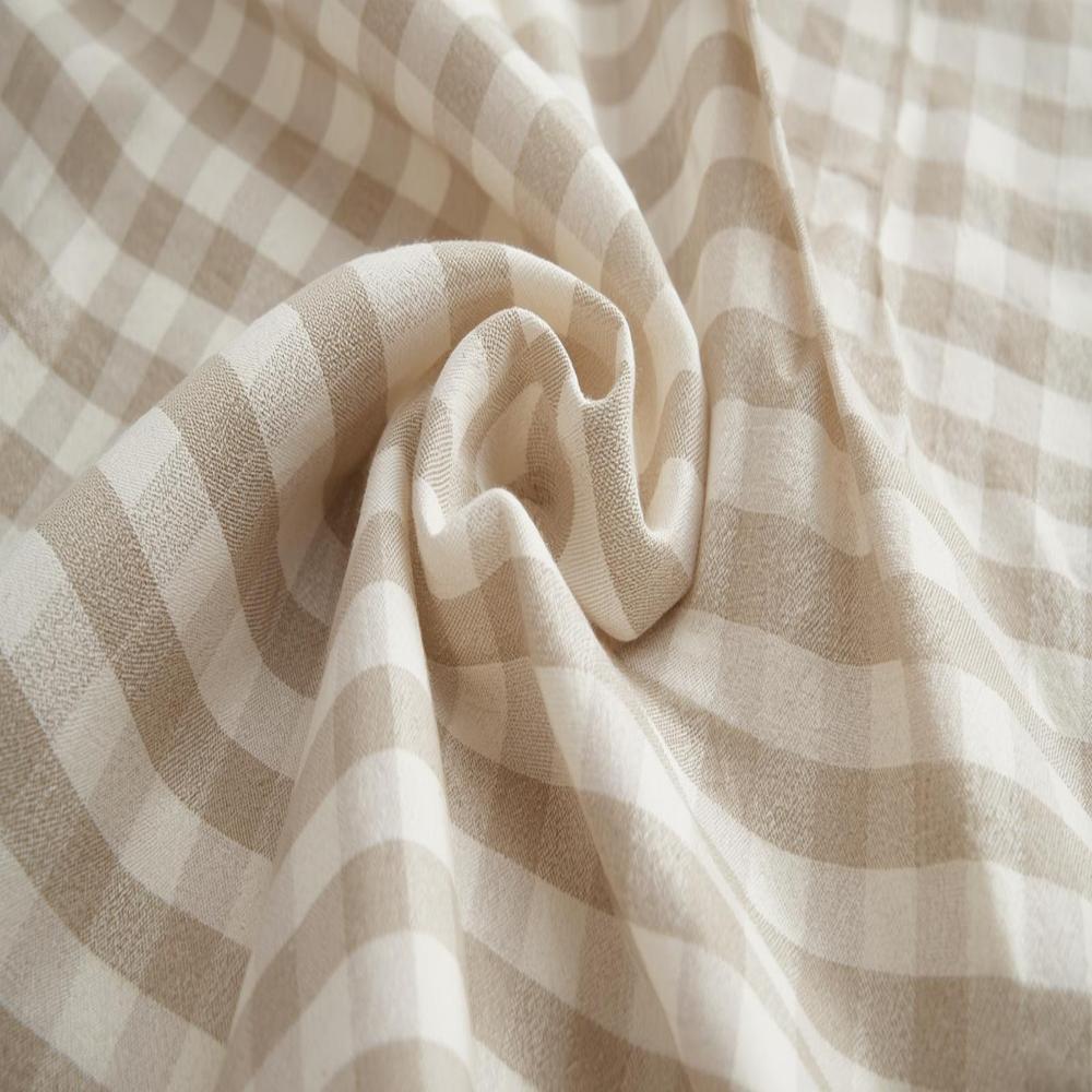 Nylon Kota Checks Fabric, Lightweight Durable Checked Nylon Fabric for Saree, Dupatta & Daily Wear