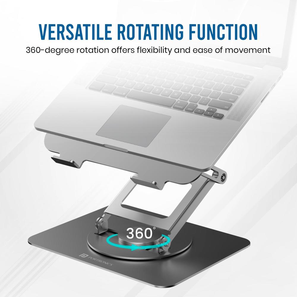 Portronics My Buddy K11 Pro Metal Laptop Stand
