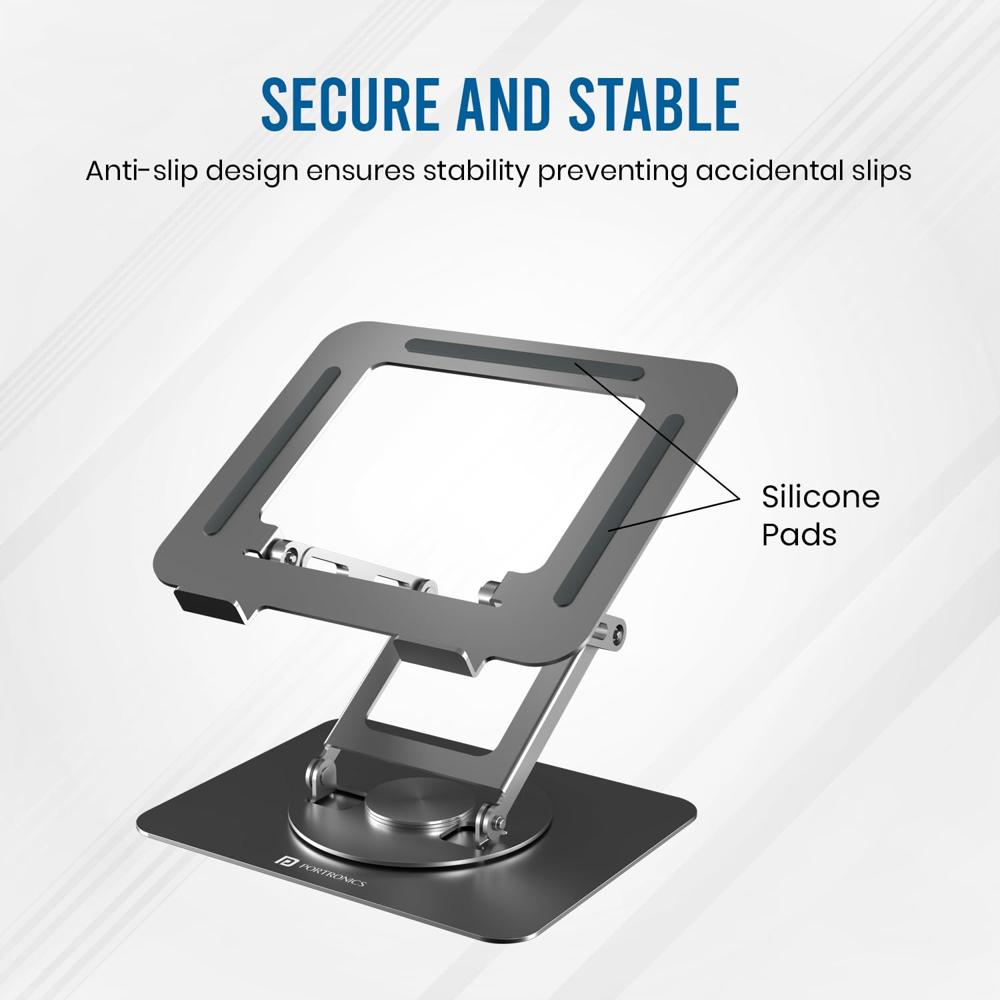 Portronics My Buddy K11 Pro Metal Laptop Stand
