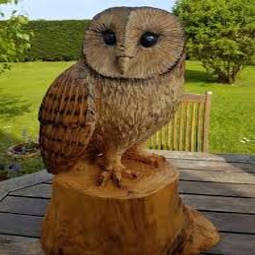 Owl Statue - Material: Frp