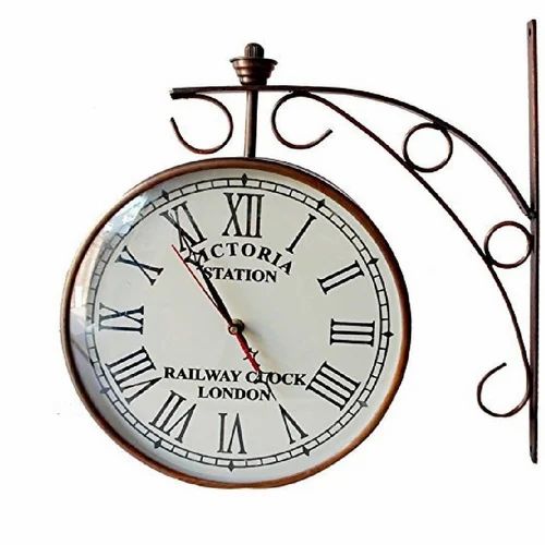 8 Inch Dial Vintage Wall Clock,Antique Clock Like Brass Wall Clock