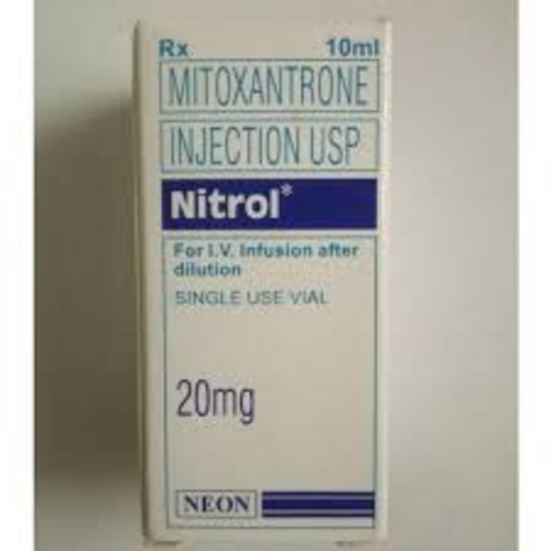 Nitrol 20 mg Injection, Mitoxantrone Anti Cancer Oncology Medicine