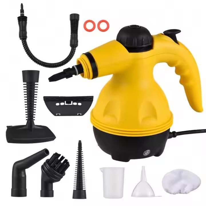 9-in-1 Handheld Steam Cleaner for Home, Car & Furniture
