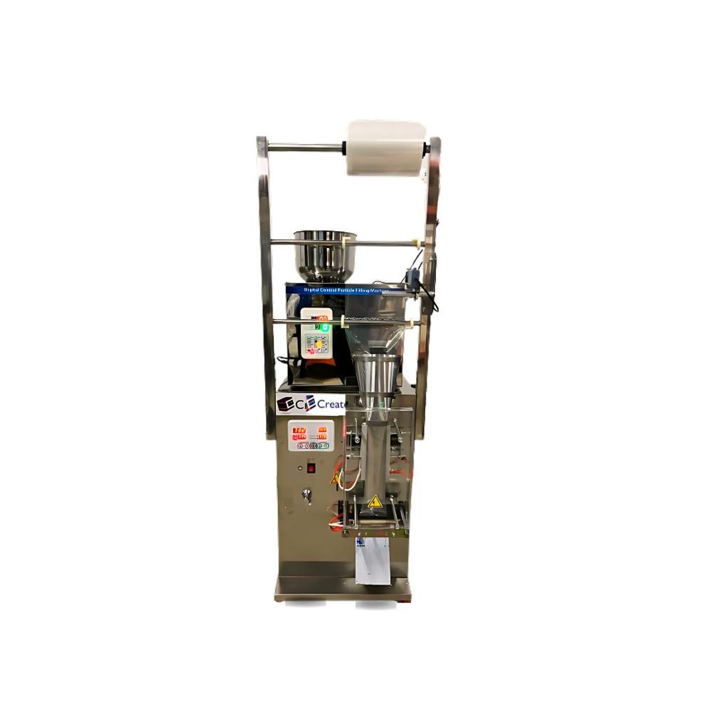 Namkeen Packing Machine - Stainless Steel, 1200x900x2000 mm, Silver | 1% Accuracy, Touch Panel HMI, Variable Speed, Emergency Stop