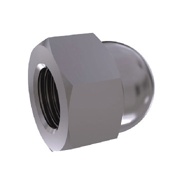 Ss Dome Nut - Diameter: 6 Mm