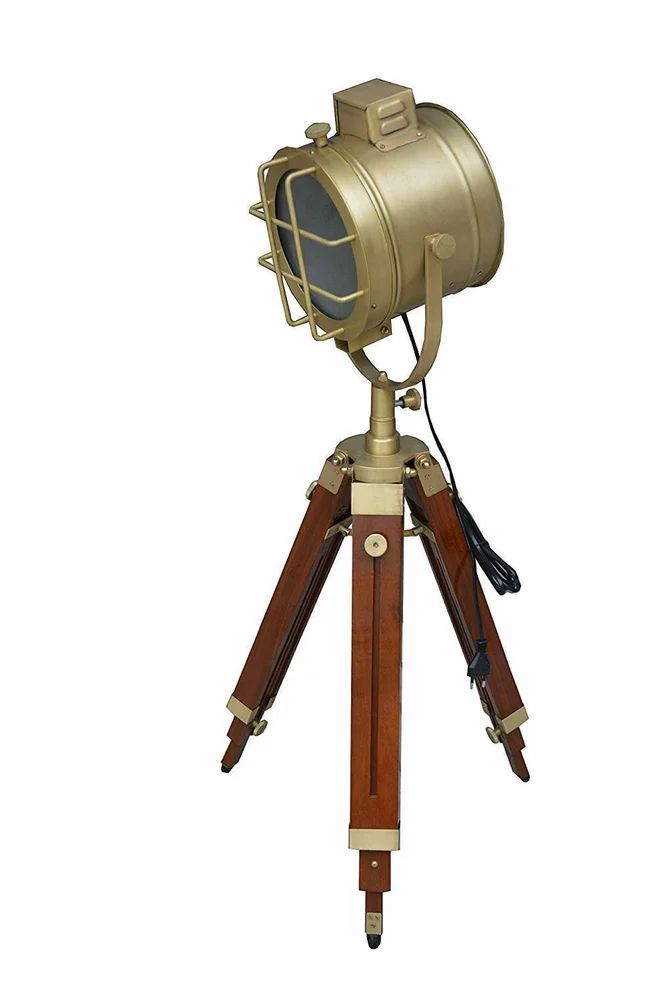 3 Fold Searchlight Focus Floor Lamp Tripod Spotlight
