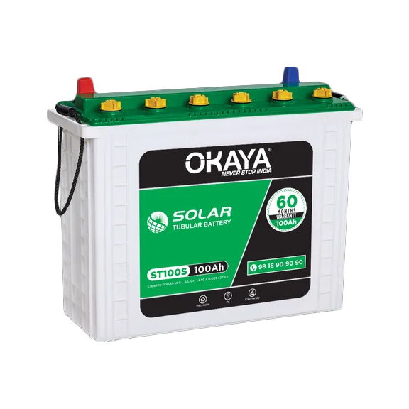 100 Ah Okaya Solar Battery