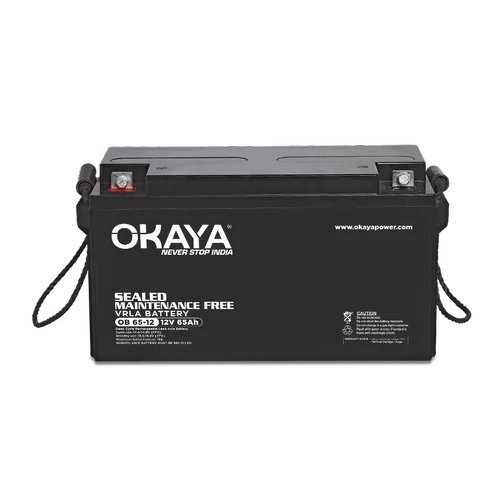 Okaya 65 Ah12 V SMF Battery