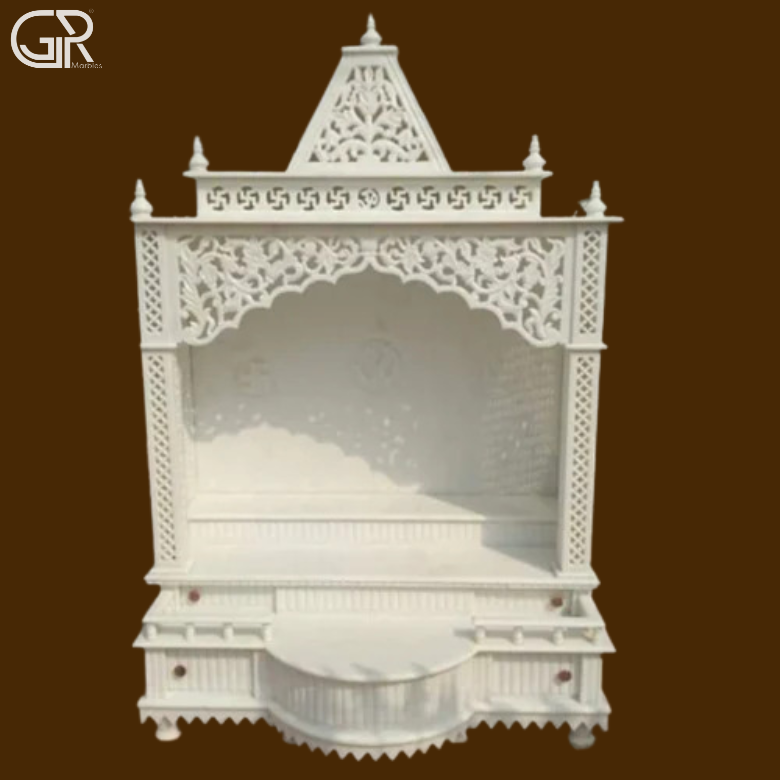 Jali Makrana Marble Temple, (ht-4ft)
