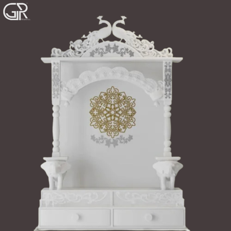 Marble Indoor Mandir, (Ht-6.5ft)