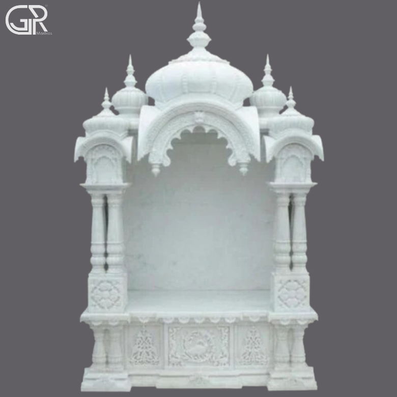White Marble Mandir, (Ht-6ft)