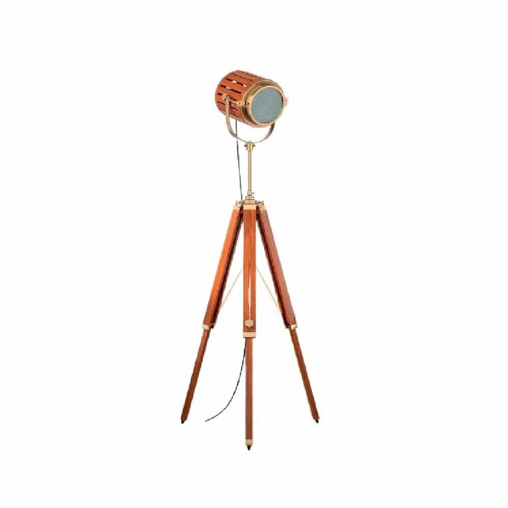 Decorative Moveable Spotlight Antique Copper Floor Lamp