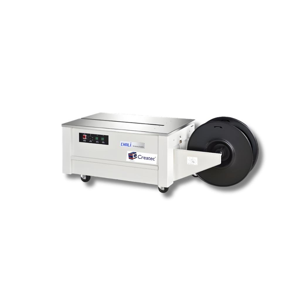 Tabletop Strapping Machine - Mild Steel, 900x580x500mm, Blue | Semi-automatic, Heat Sealing, 6-15mm Strap Width
