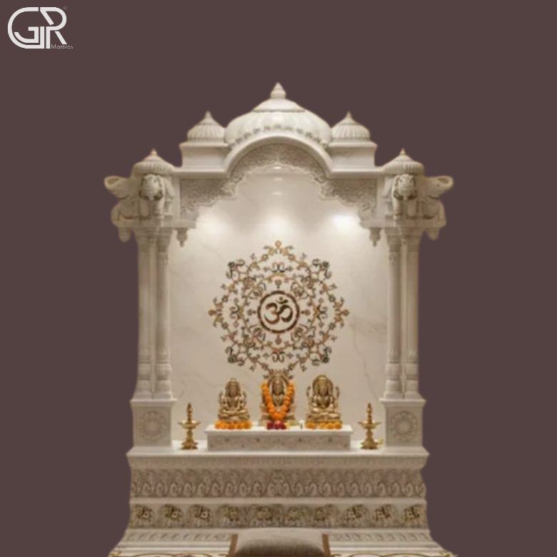 Indoor makrana Marble Temple