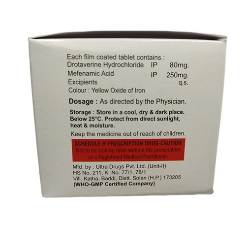 Drotaverine Hydrochloride And Mefenamic Acid Tablets