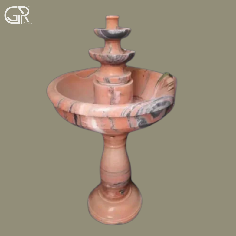 Pink Marble Water Fountain