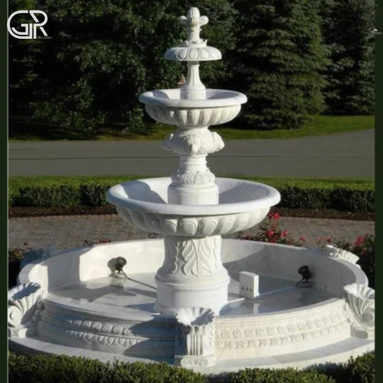 Garden Marble 3 Tier Fountains