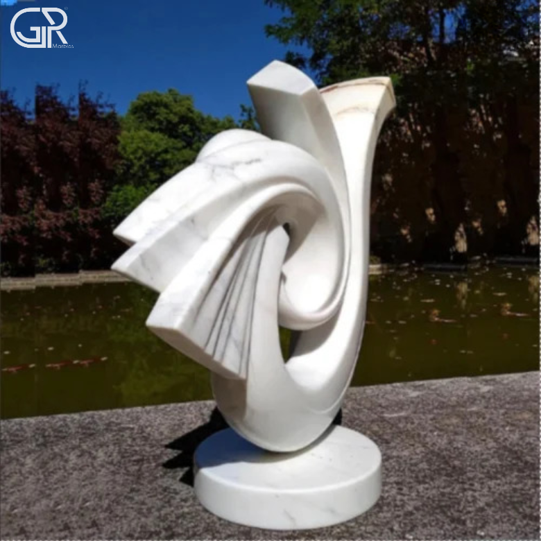 Modern Art Marble Stone Figurine Sculpture