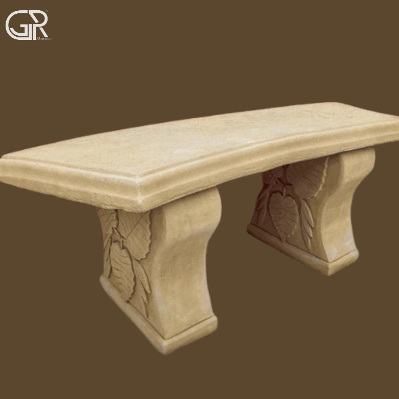 Stone Garden Bench