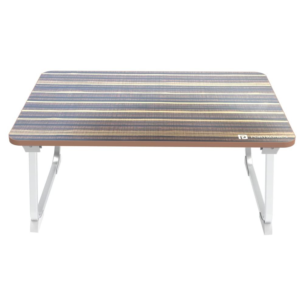 Portronics My Buddy J Portable/Foldable Laptop Table with Laminated MDF