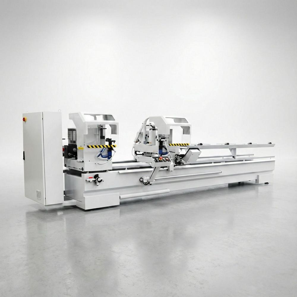 Double head degree cutting machine