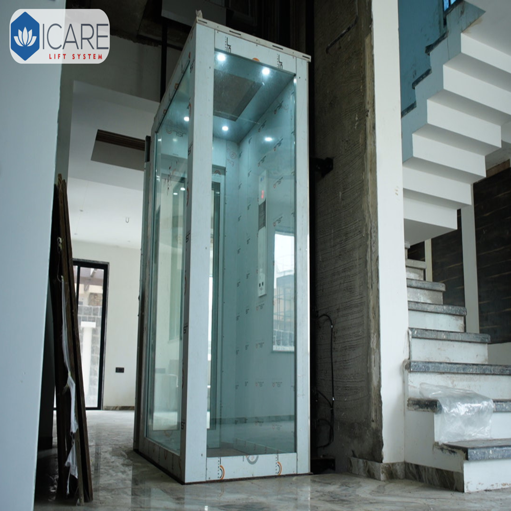 Compact Glass Home Elevator