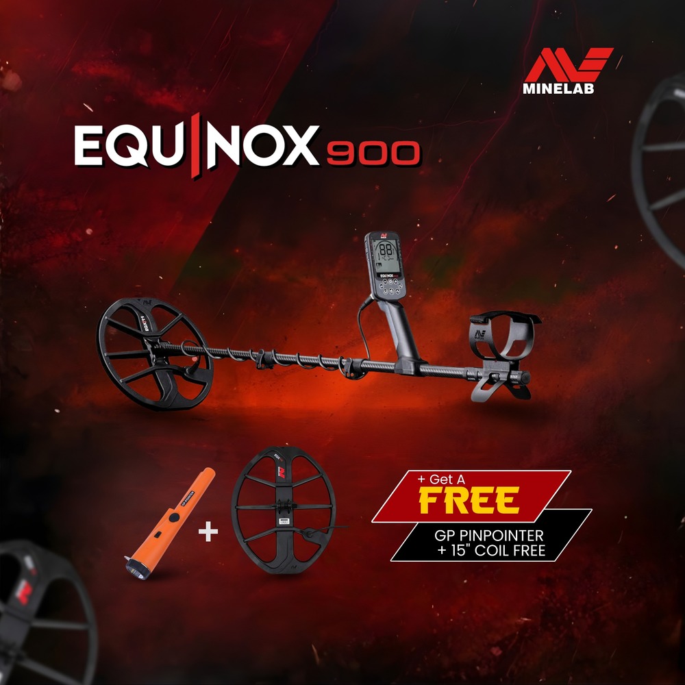 EQUINOX 900 Minelab धातु पहचानने वाली मशीन का विवरण