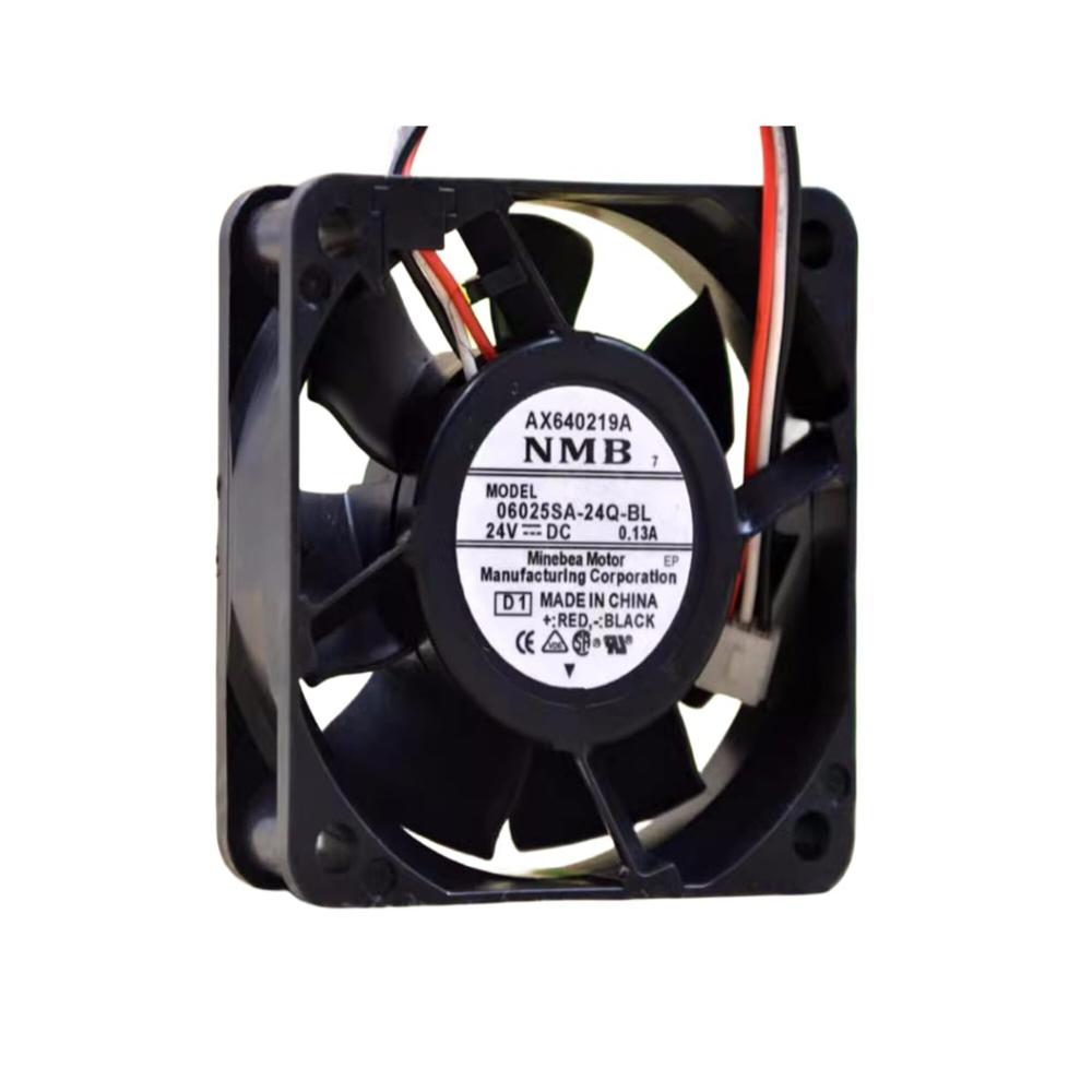 NMB 06025SA-24Q-BL 24V DC 0.13A 6025mm Ball Bearing Industrial Inverter Axial Cooling Fan
