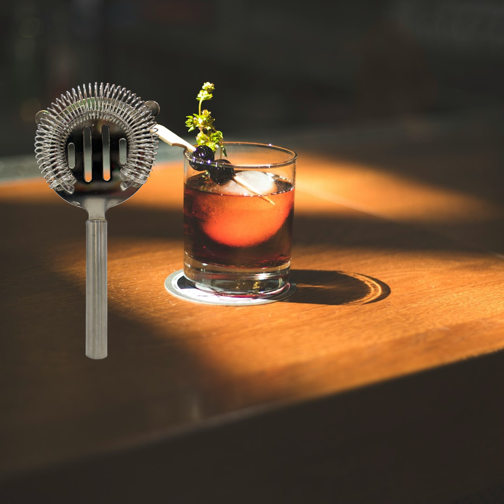 2 PRONG STRAINER WITH PIPE HANDLE