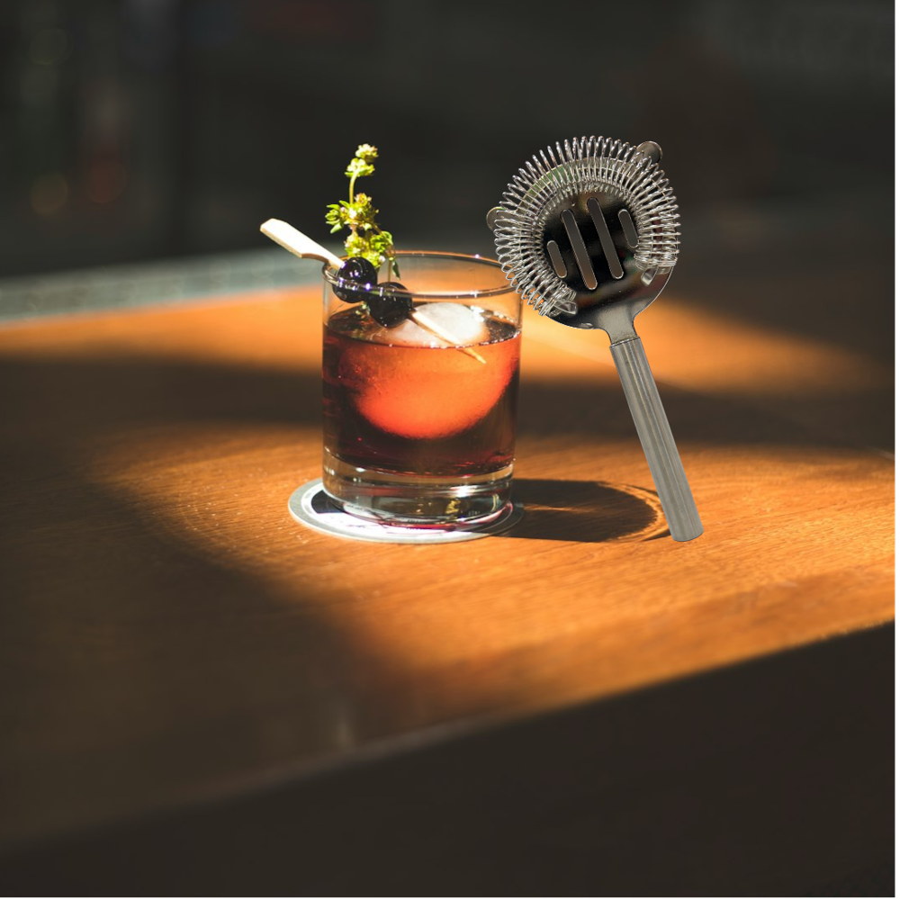 2 PRONG STRAINER WITH PIPE HANDLE