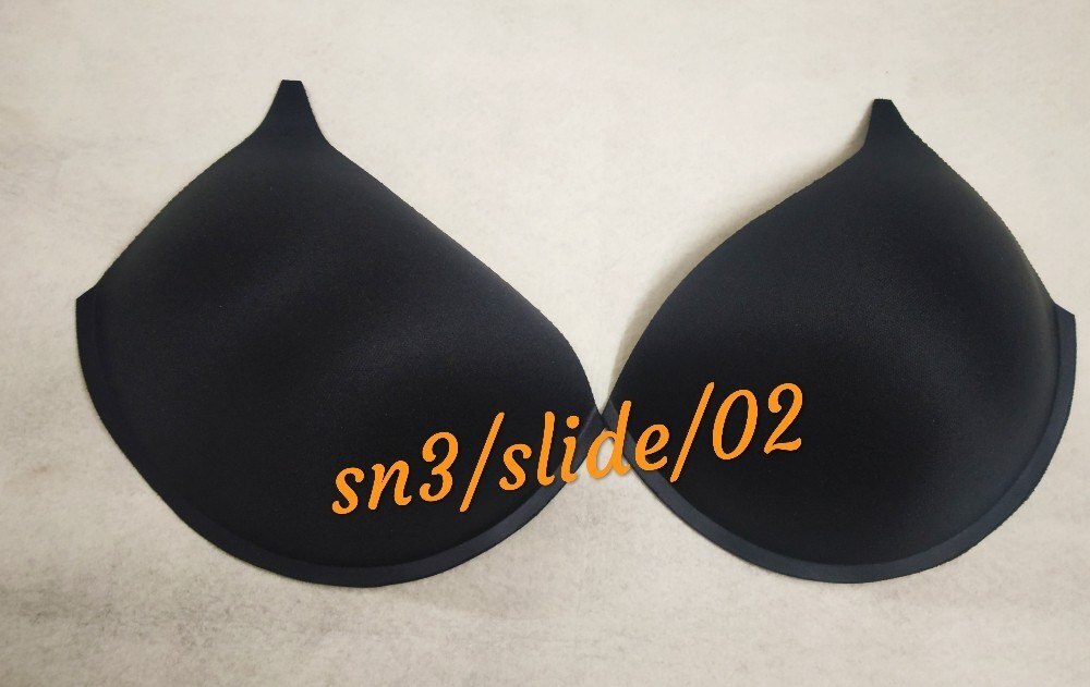 Left right sliding bra cups