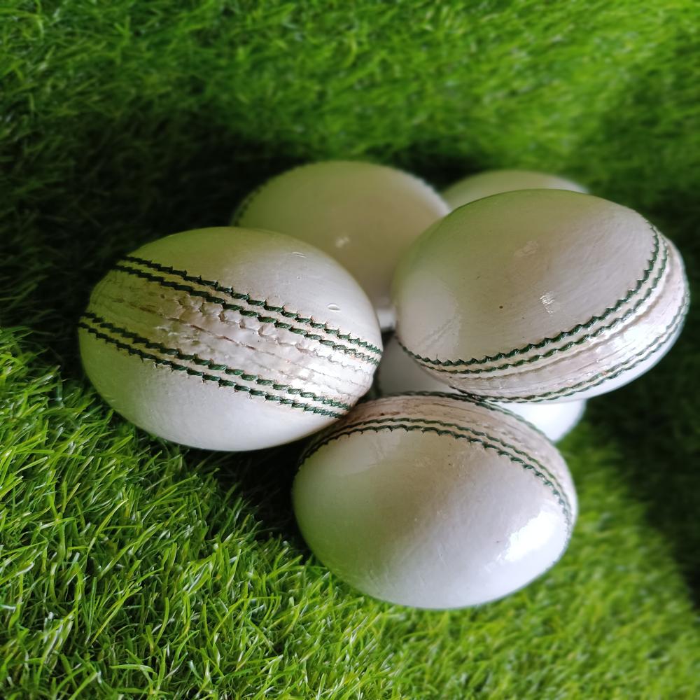 Leather Ball White - Application: Cricket