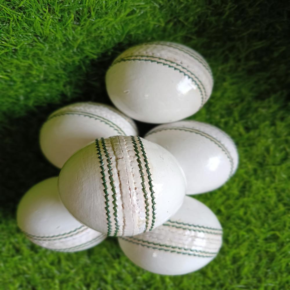 Leather Ball White - Application: Cricket