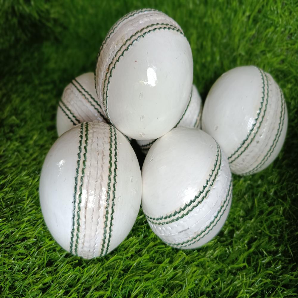 Leather ball White