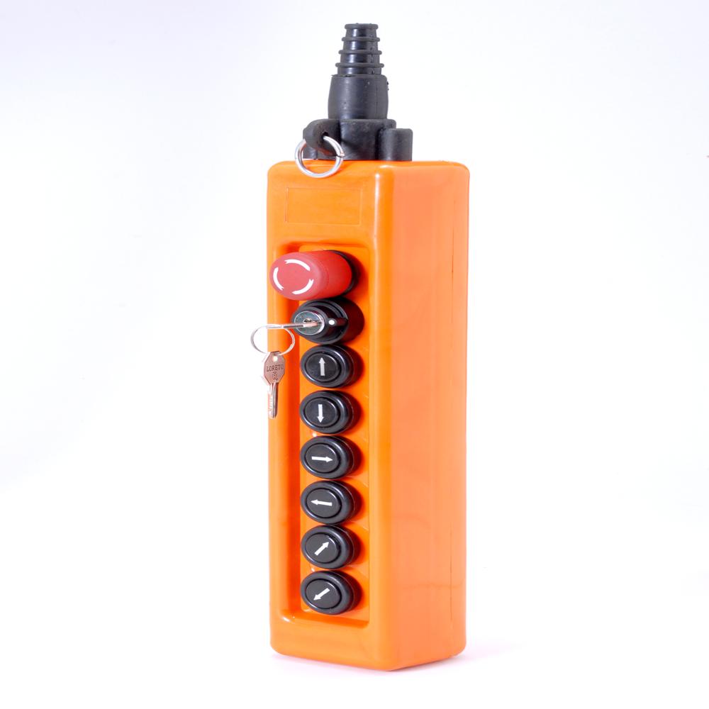 Pendant Control Station - 2way - Color: Orange