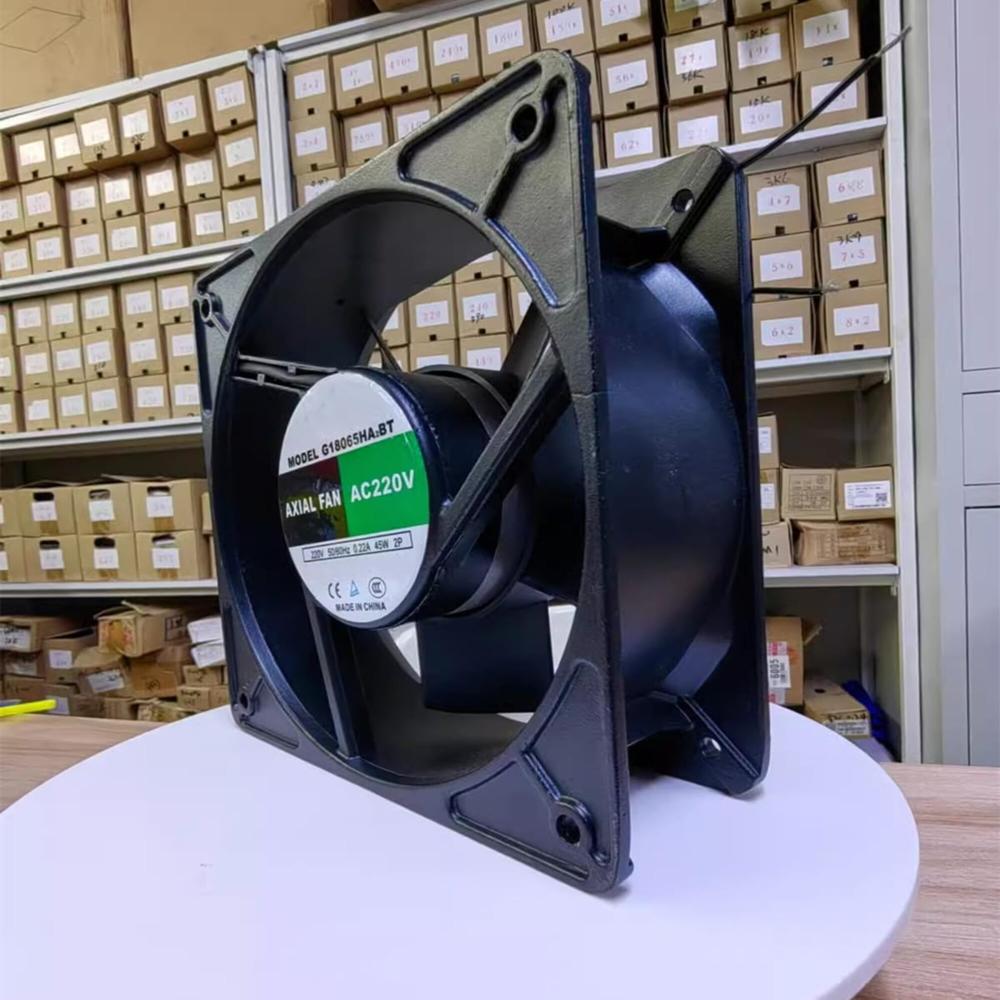 JIULONG G18065HA2BT 220V AC 45W 0.22A 18065mm Ball Bearing Industrial Axial Cooling Fan