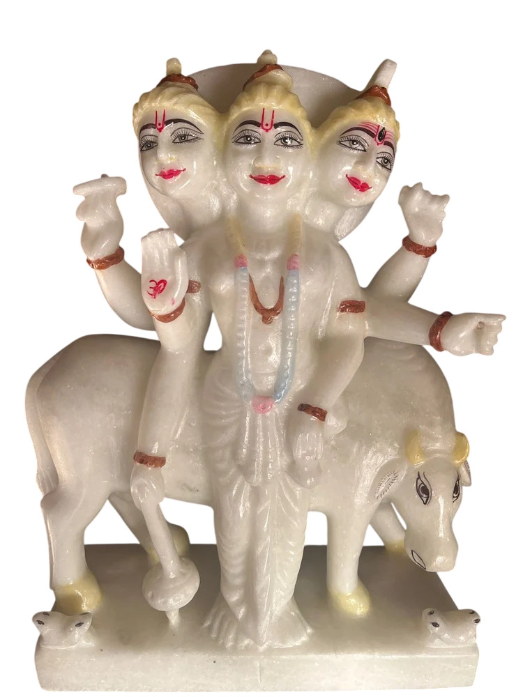Marble Dattareya Statue