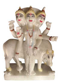 15 Inch Dattatreya Marble Moorti