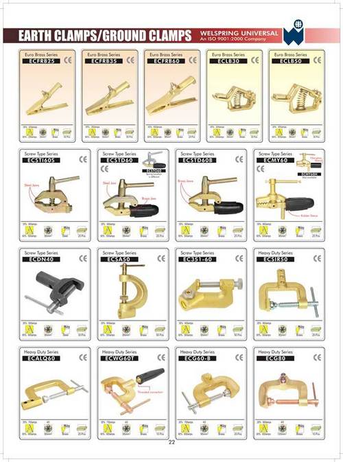 पृथ्वी क्लैम्प्स