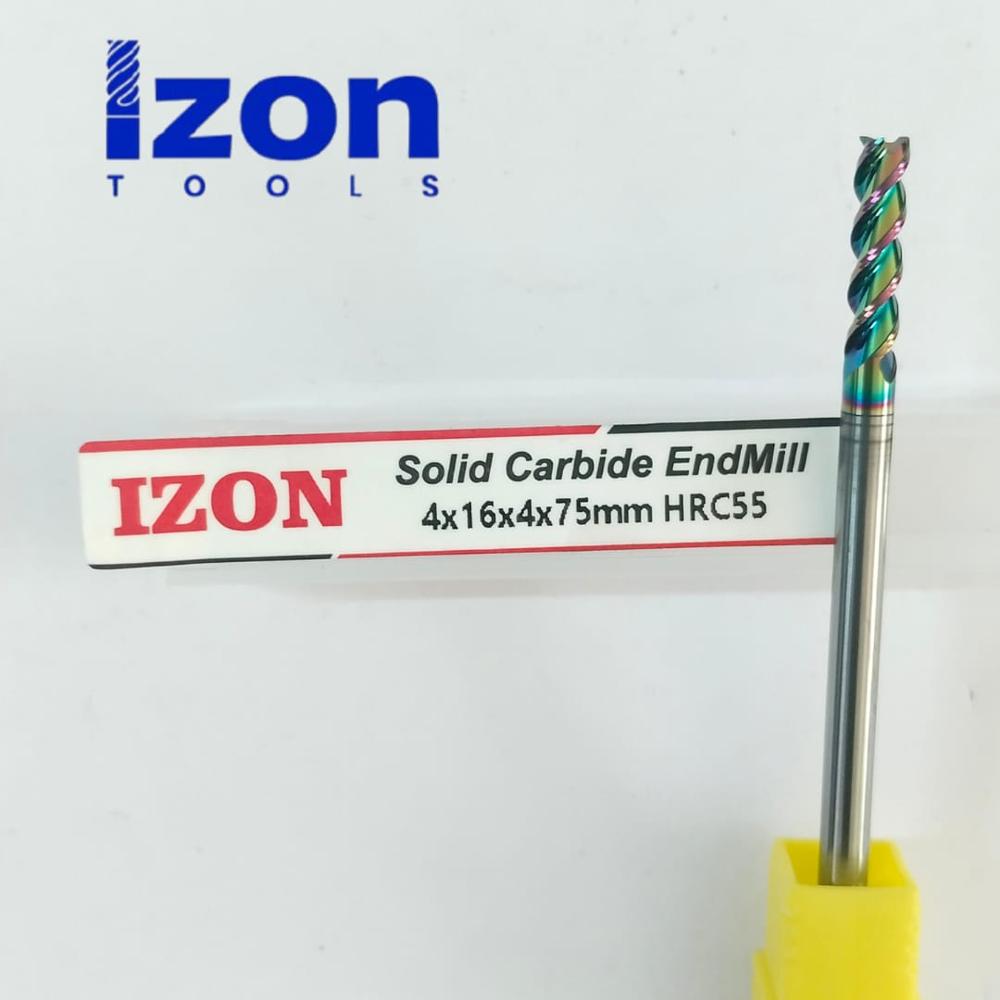 (DLC COATING)DIA-4X75L 3FLUTE CARBIDE ENDMILL
